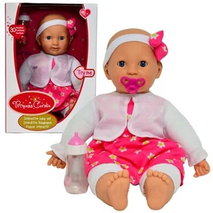 Klein Lalka Interaktywna Bobas 43 cm Princess Coralie 1717 - Lalki dla dziewczynek - miniaturka - grafika 1