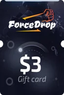 Kody i doładowania cyfrowe - Forcedrop.gg Gift Card 3 USD - Code GLOBAL - miniaturka - grafika 1