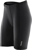 Spodenki rowerowe - SPIRO S187F Damskie wyściełane spodenki rowerowe Bikewear - Kolor: Czarny - Rozmiar: M (12) - miniaturka - grafika 1