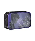 Piórniki - Seven Piórnik szkolny QUICK CASE – BE THE STRANGE YOU WANT TO BE- wielokolorowy - pełna komora ołówków, długopisów i markerów, akcesoria szkolne, plecak szkolny - piórnik szkolny dla dziewczynek, - miniaturka - grafika 1