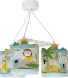 Dalber D-76114 - Żyrandol dziecięcy JUNGLE 3xE27/60W/230V - Lampy sufitowe - miniaturka - grafika 1