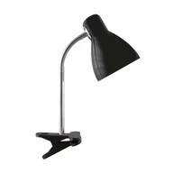 Lampy stojące - Lampka biurkowa KATI E27 BLACK CLIP - miniaturka - grafika 1