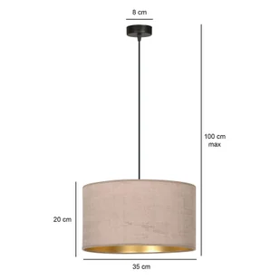 Emibig Hilde lampa wisząca 1-punktowa różowa 1053/1 1053/1 - Lampy sufitowe - miniaturka - grafika 5