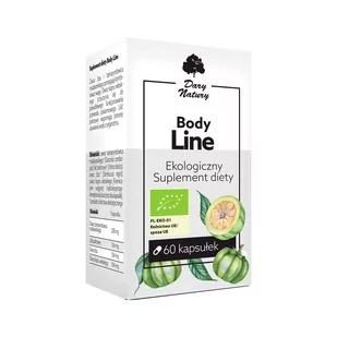 DARY NATURY Body Line 60kaps. Ekologiczny Suplement diety DARY NATURY 21DARBODYL - Odchudzanie i oczyszczanie - miniaturka - grafika 1