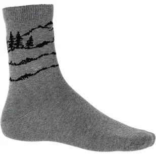 Skarpety męskie Viking Boosocks Mid Bamboo Man 0800 szary - Skarpetki sportowe męskie - miniaturka - grafika 1