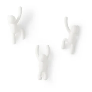 Ścienne plastikowe haczyki zestaw 3 szt. Buddy – Umbra - Wieszaki do szafy - miniaturka - grafika 1