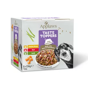 Pakiet mieszany Applaws Taste Toppers, 8 x 156 g - Pakiet mieszany w galarecie - Mokra karma dla psów - miniaturka - grafika 1