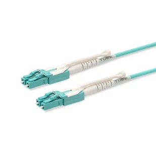 Lanview LVO231810UNI kabel optyczny 1 m LC OM4 Niebieski - Kable światłowodowe - miniaturka - grafika 1