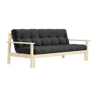 Sofy i kanapy - Sofa rozkładana Karup Design Unwind Dark Grey - miniaturka - grafika 1