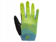 Rękawiczki rowerowe - Rękawiczki dziecięce SILVINI Calvi żółto-niebieskie - 13-14lat - miniaturka - grafika 1