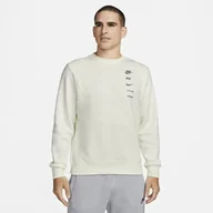 Bluzy męskie - NIKE BLUZA MĘSKA bez kaptura BASIC FJ0551-133 r. XXL - miniaturka - grafika 1