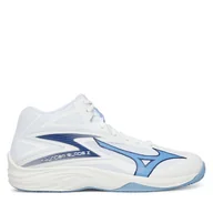 Buty sportowe męskie - Buty halowe Mizuno Thunder Blade Z Mid V1GA2375 Biały - miniaturka - grafika 1