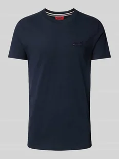T-shirt z wyhaftowanym logo - Koszulki męskie - miniaturka - grafika 1