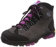 Buty dla chłopców - Brütting Mount Bona High Kids Uniseks - dzieci Buty trekkingowe i turystyczne, szary/liliowy/niebieski, 34 EU - miniaturka - grafika 1