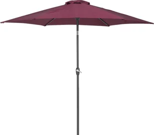 Beliani Parasol ogrodowy 270 cm burgundowy VARESE 85657 - Parasole ogrodowe - miniaturka - grafika 1