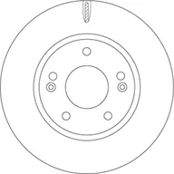Tarcze hamulcowe - Tarcza hamulcowa TRW DF6936 - miniaturka - grafika 1