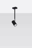 Lampy sufitowe - Sollux Lighting Plafon NORANO czarny - miniaturka - grafika 1