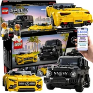 Klocki - ZESTAW LEGO MERCEDES-AMG (76924) – IDEALNY PREZENT DLA DZIECKA • G63 SUV + SL63 KABRIOLET LEGO AUTKA SAMOCHODY + EBOOK-2 - miniaturka - grafika 1