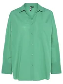 Bluzki damskie - Pieces Bluzka "Matinka" w kolorze zielonym - miniaturka - grafika 1