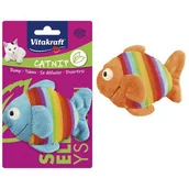 Zabawki dla kotów - Zabawka dla kota rybka z kocimiętką Vitakraft - miniaturka - grafika 1
