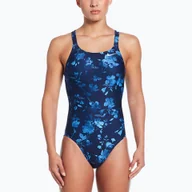 Stroje kąpielowe - Strój pływacki jednoczęściowy damski Nike Hydrastrong Fastback - miniaturka - grafika 1