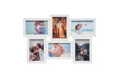 Ramki na zdjęcia - Galeria na 6 zdjęć 13x18 biała rodzinna MDF - miniaturka - grafika 1