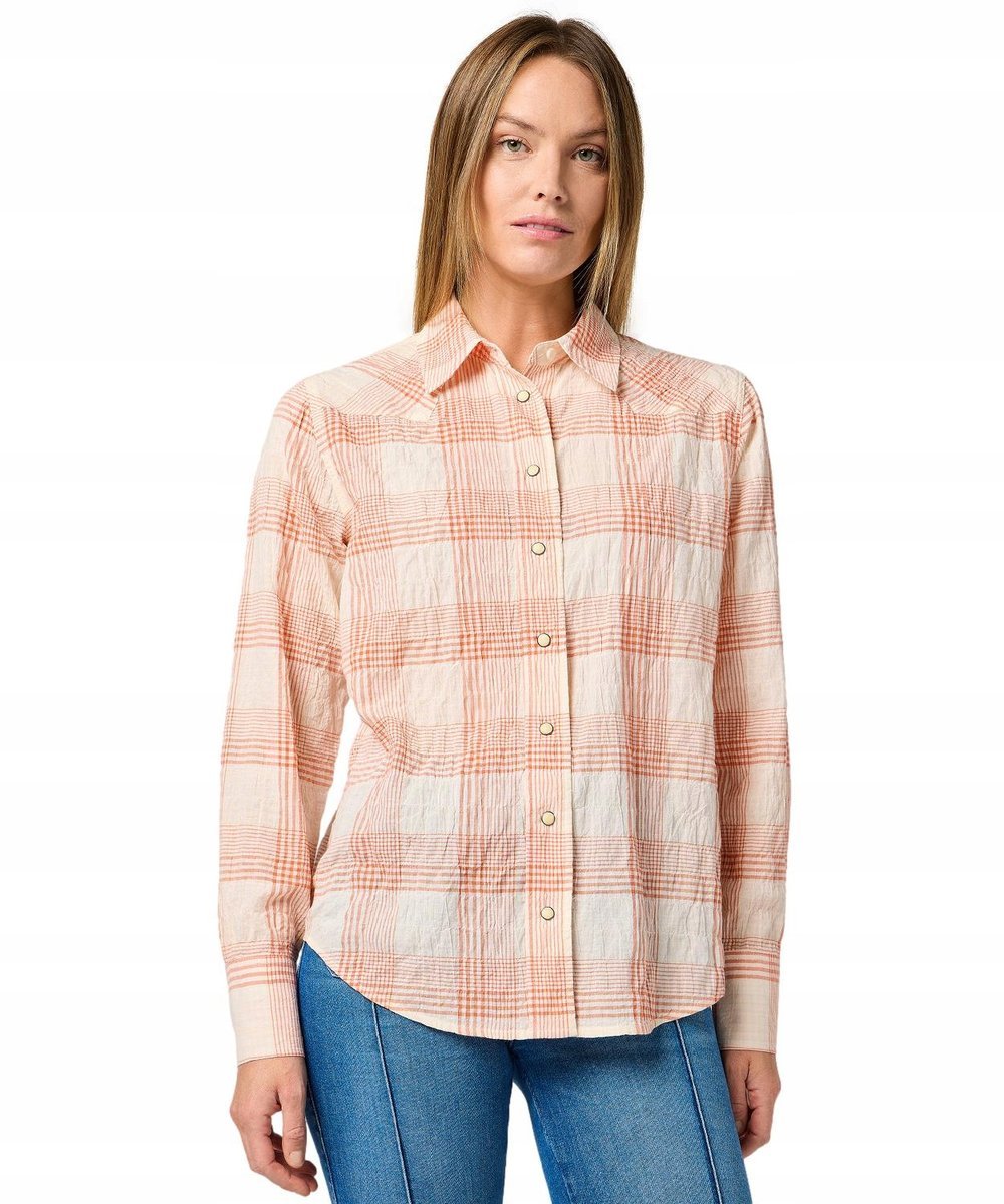 Koszula Wrangler CLEAN WESTERN SHIRT 112364575 Vintage White XS