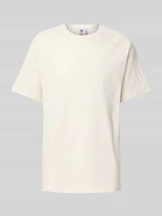 T-shirt z prążkowanym okrągłym dekoltem - Koszulki męskie - miniaturka - grafika 1