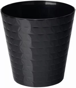 FORM PLASTIC Osłonka Diament Petit czarna 22cm - Donice - miniaturka - grafika 1