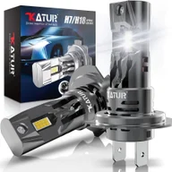 Latarki - Ddyyhe 2x reflektor LED High Power H7 1: 1 Mini Size Latarka czołowa 20000lm 6500k Lampy samochodowe Super jasne żarówki samochodowe Plug And Play ... - miniaturka - grafika 1