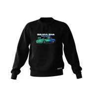 Odzież do sportów motorowych - Czarna bluza NISSAN SILVIA S14 FALKEN-M - miniaturka - grafika 1