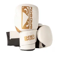 Rękawice bokserskie - Bad Boy Rękawice Bokserskie Zeus White Gold - miniaturka - grafika 1