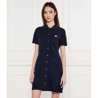 Sukienki - Tommy Jeans Sukienka BADGE pique - miniaturka - grafika 1