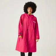 Płaszcze damskie - Regatta Unisex Płaszcz Plażowy Wodoodporny Changing Robe Pink Potion, Rozmiar: L/XL - miniaturka - grafika 1