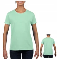 Koszulki i topy damskie - Koszulka Damska T-Shirt Bawełna HEAVY Gildan GIL5000 MIĘTOWA S - miniaturka - grafika 1