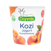 Mleko - Danmis - Kozi jogurt brzoskwiniowy - miniaturka - grafika 1