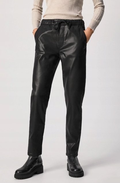 Pepe Jeans Spodnie Damskie Czarne Klasyczne 24 Pck