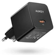 Ładowarki do telefonów - AUEKY PA-Y20S BLACK ŁADOWARKA SIECIOWA 20W 1XUSB-C PD - miniaturka - grafika 1