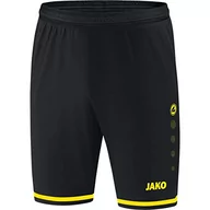 Spodenki męskie - JAKO Jako Striker 2.0 męskie spodnie sportowe, czarne/Citro, XXL - miniaturka - grafika 1