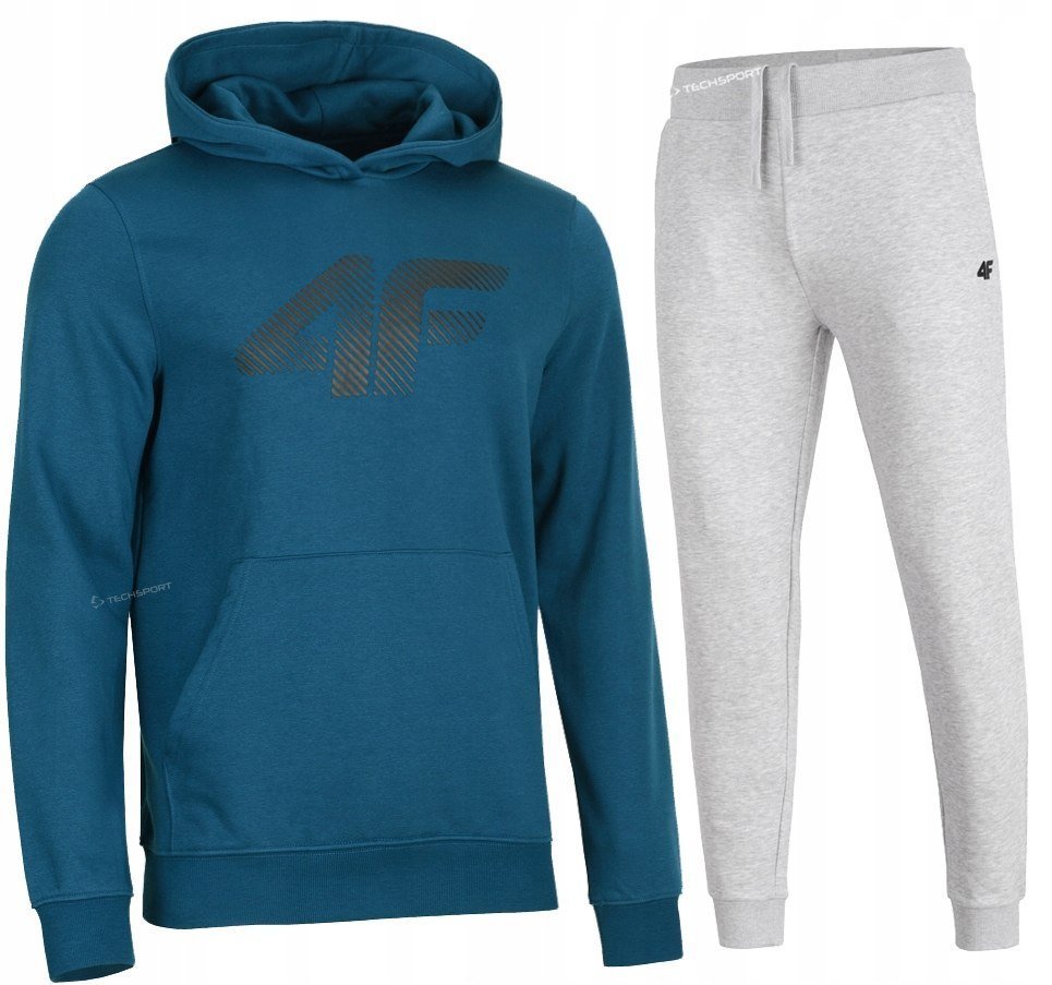4F MÄSKI DRES BAWEĹNA KOMPLET BLUZA SPODNIE / rozm XXL