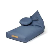 Fotele i pufy dla dzieci - Pufa worek GO GIFT Materac Szary XXL 160 x 80 - miniaturka - grafika 1