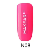 Lakiery hybrydowe - Makear N08 Neon lakier hybrydowy Makear 8ml 2249-uniw - miniaturka - grafika 1