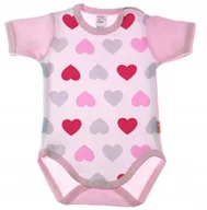Body dla niemowląt - Body KRÓTKI rękaw 100% Bawełna SERCA DUŻE r 104 KLEKLE - miniaturka - grafika 1