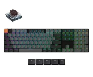 Keychron K5X H3 UltraSlim Low Profile Mac Win HotSwap RGB FullSize - Klawiatury - miniaturka - grafika 1