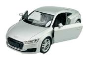 Samochody i pojazdy dla dzieci - Welly 2014 Audi Tt Coupe Srebrny 1:34 Samochód Nowy Metalowy Model - miniaturka - grafika 1