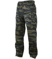 Odzież trekkingowa męska - Spodnie myśliwskie męskie Mil-Tec BDU Wzmocnione Tiger Stripe - miniaturka - grafika 1