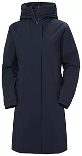 Kurtki damskie - Helly-Hansen Victoria wiosenny płaszcz przeciwdeszczowy, 597 Navy, L - grafika 1