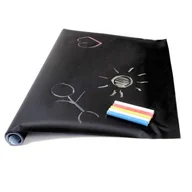 Tablice dla dzieci - Samoprzylepna tablica kredowa dla dzieci na ścianę mata ścienna 5 x kreda - miniaturka - grafika 1