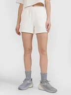 Spodenki damskie - 4F Szorty w kolorze kremowym - miniaturka - grafika 1