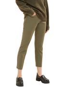 Spodnie damskie - Tom Tailor Spodnie w kolorze khaki - miniaturka - grafika 1